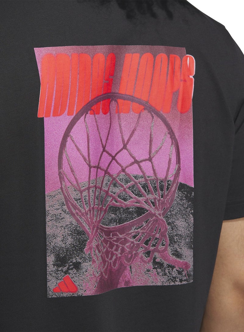 Adidas Hoops Graphic T-Shirt - Image 4